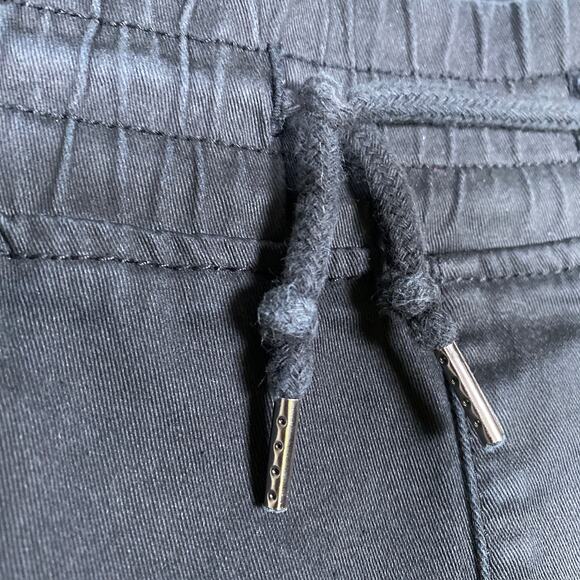 Vintage Original Denim Smoke Rise Mens Jeans Black Pull On Skinny Cotton Large - Picture 4 of 14